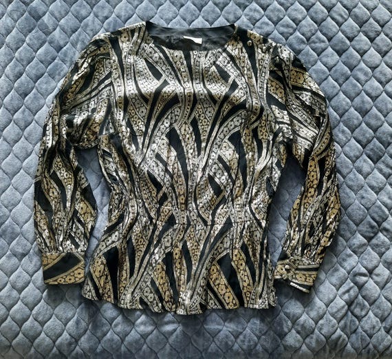 Vintage 70s Sommermann Blouse Made in West Germany
