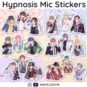 Hynosis Mic Stickers All Characters