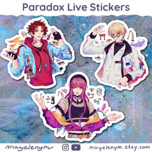 Paradox Live Stickers All Characters
