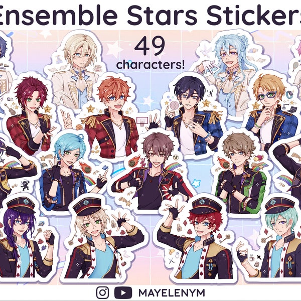 Ensemble Stars Stickers All Characters