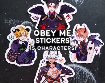 Obey Me Stickers All Characters
