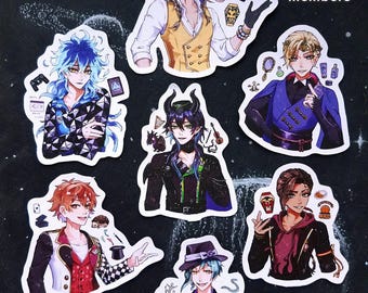 Twisted Wonderland Stickers All Characters