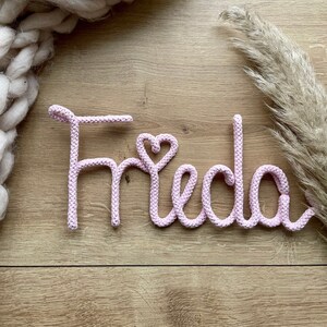 Name plate children's room | Wall decoration children's room | Gift boy | Gift Girl | Children's room decoration | Lettering name made of wool | infant