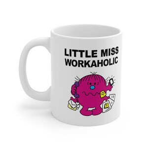 Little Miss 'Workaholic' Personalised Coffee Mug Gift