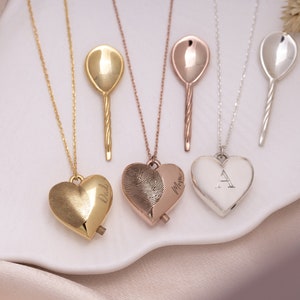 Heart Ash Holder Necklace - Ash Holder Pendant - 14K Gold Cremation Necklace - Gold Urn Necklace - Cremation Urn Charm - Custom Ash Holder