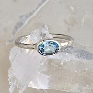 Blue Topaz Gemstone Ring, 925 Sterling Silver Handmade Women Ring, Friendship Day Gift, Statement Ring, Beautiful Boho Ring, Gift For Her