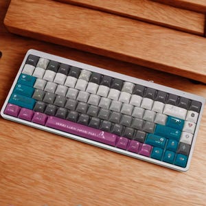 Low Profile Keycaps Set PBT WASD Keycaps Retro Valorant Keycaps Custom Low Profile Keycap Set, Artisan Keycap Gift for Him Keyboard Caps