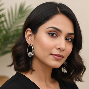 Tradtional Indian Dailywear Earrings, oxidized Earrings