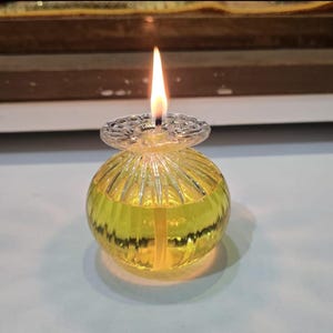 Pair of Strong Borosil Glass Diya for Festivals Pooja
