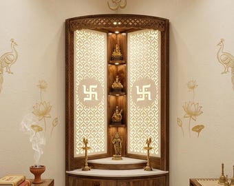 Big Corner temple Mandir for home