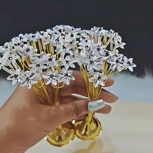German Silver Paarijaatha Tree Pair: Elegant Return Gifts