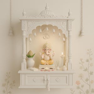 Pooja mandir Temple,Religious Temple,Wooden Temple 42x14x30