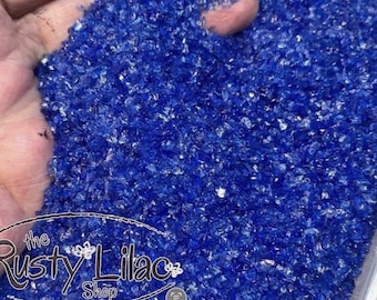 Cobalt Crushed Glass 2 Sizes