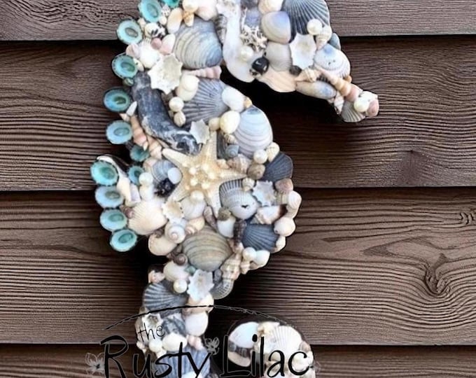 Seashell Seahorse Wall Art