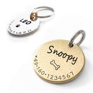 Dog ID Tag for Collar Tags For Dogs, Puppies & Cats Dog Tags Personalized for Pets with Name, Symbol, Phone Number, 001 image 7