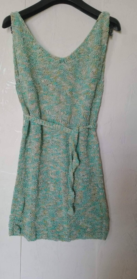 knitted mottled dress Summer Dress Cotton Mottled