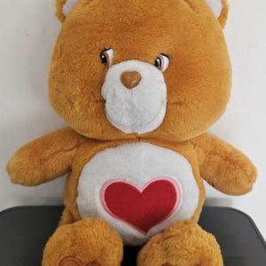 Vintage Care Bear Tender Heart Peluche Arancione 2002