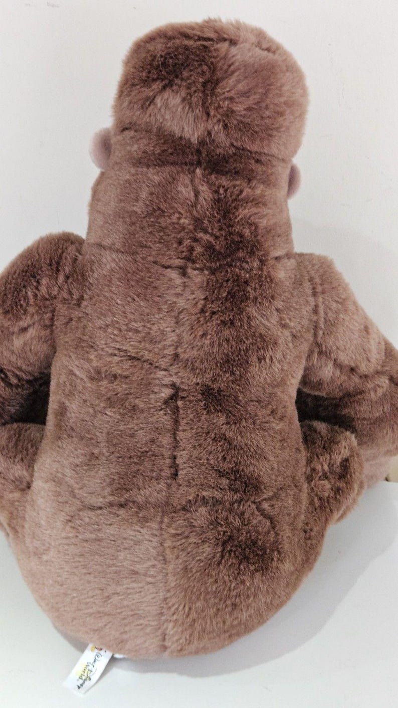 Disney Tarzan Plüschtier Stofftier Stofftier braun Gorilla Vintage Disneyworld 54 cm Bild 8