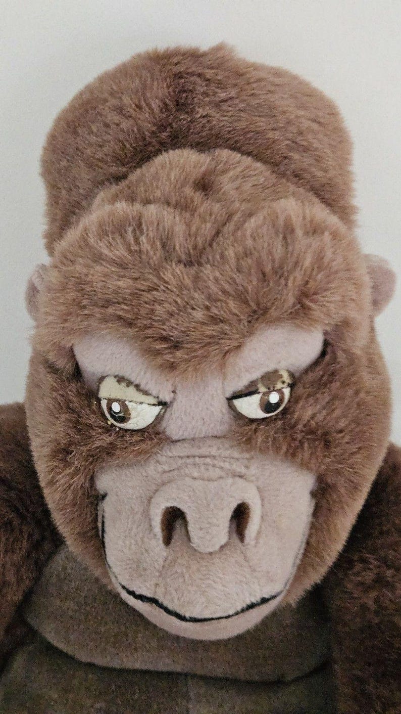 Disney Tarzan Plüschtier Stofftier Stofftier braun Gorilla Vintage Disneyworld 54 cm Bild 2