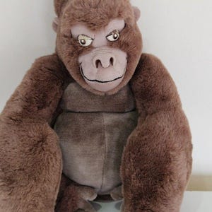 Disney Tarzan Plüschtier Stofftier Stofftier braun Gorilla Vintage Disneyworld 54 cm Bild 1