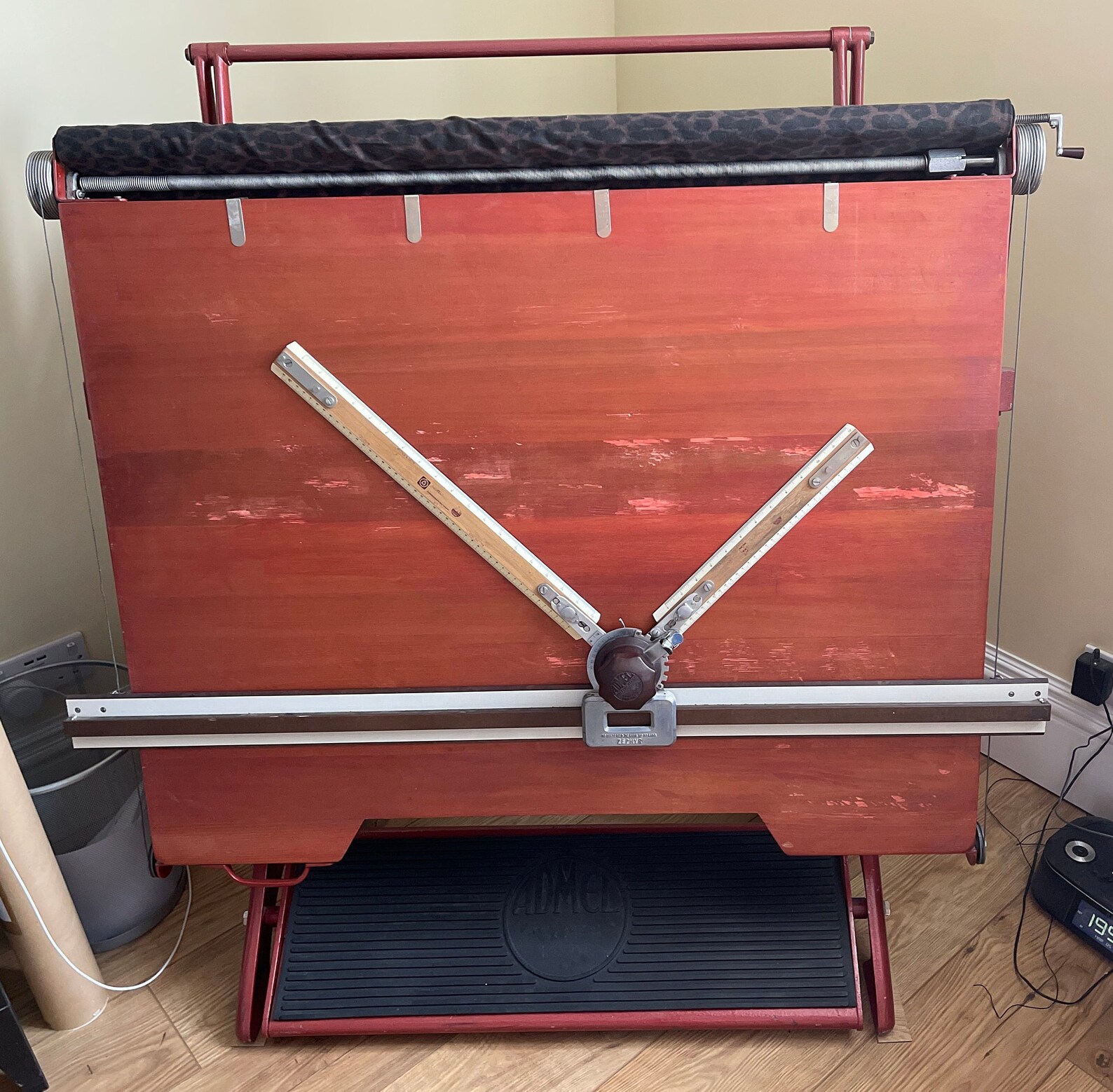 Vintage Admel Architects A1 Drawing Board & Original 360 zephyr