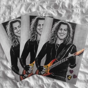 Kirk Hammett art print