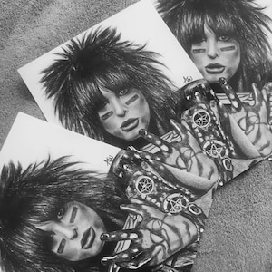 Nikki Sixx Kunstdruck