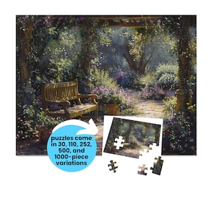 Peaceful garden jigsaw puzzle
