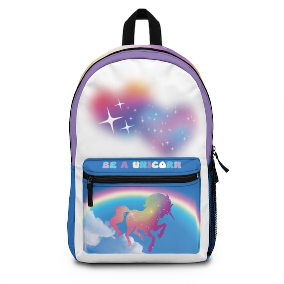 Personalisierter Einhorn-Schulrucksack