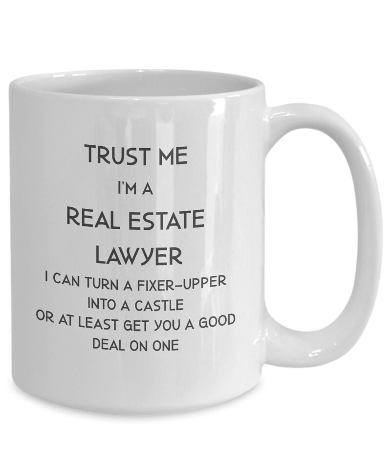 Real Estate Attorney Mug Gift for Selfemployed Real Estate Investor