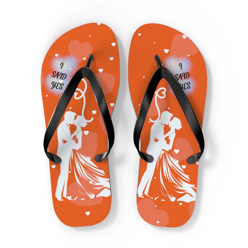 I Said Yes Flip Flops Engagement Gift, Surprised Announcement, Bachelorette