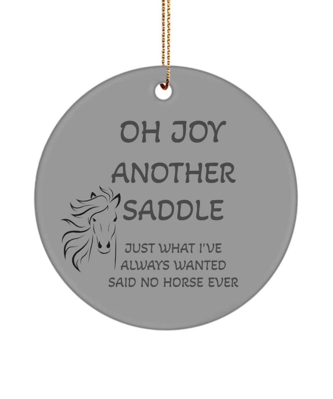 Horse Gift for Her Horse Ornament for Horse Owner Ornament Etsy