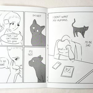The Feline Guide To Grief - Original 12-Page Comic image 5