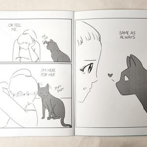 The Feline Guide To Grief - Original 12-Page Comic image 7
