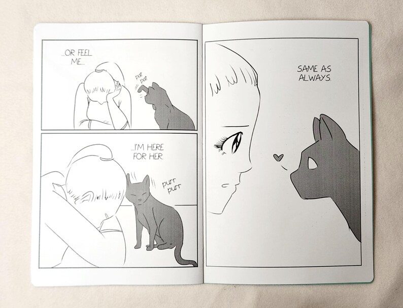 The Feline Guide To Grief - Original 12-Page Comic image 7