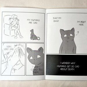 The Feline Guide To Grief - Original 12-Page Comic image 4