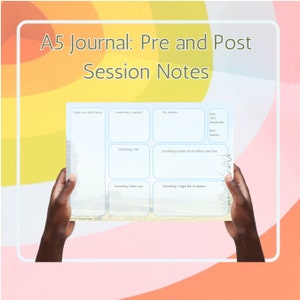 My Therapy Sessions - printable journal pages