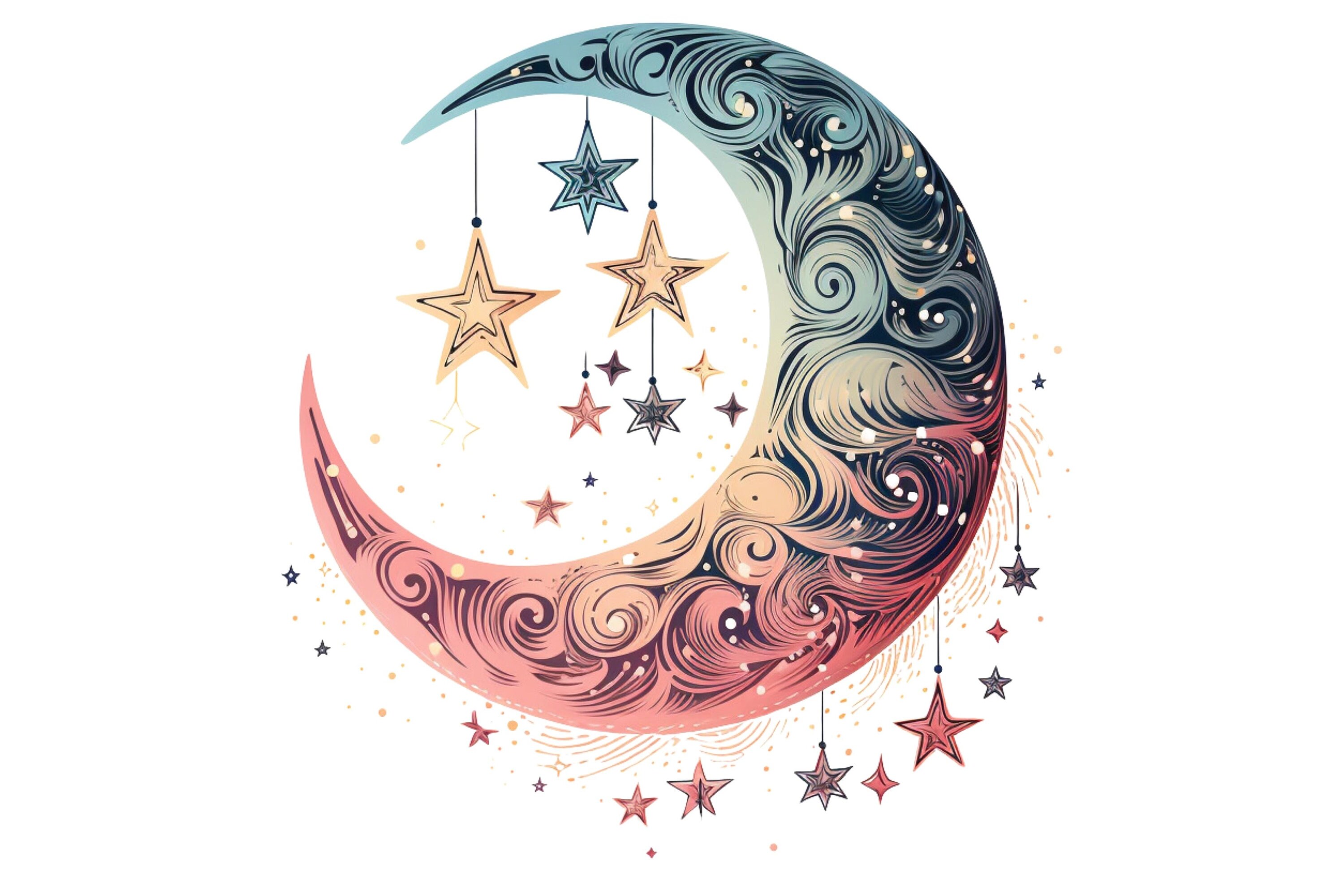 28 Ethereal Moons SVG Files for Bohemian and Witchy Crafts ...