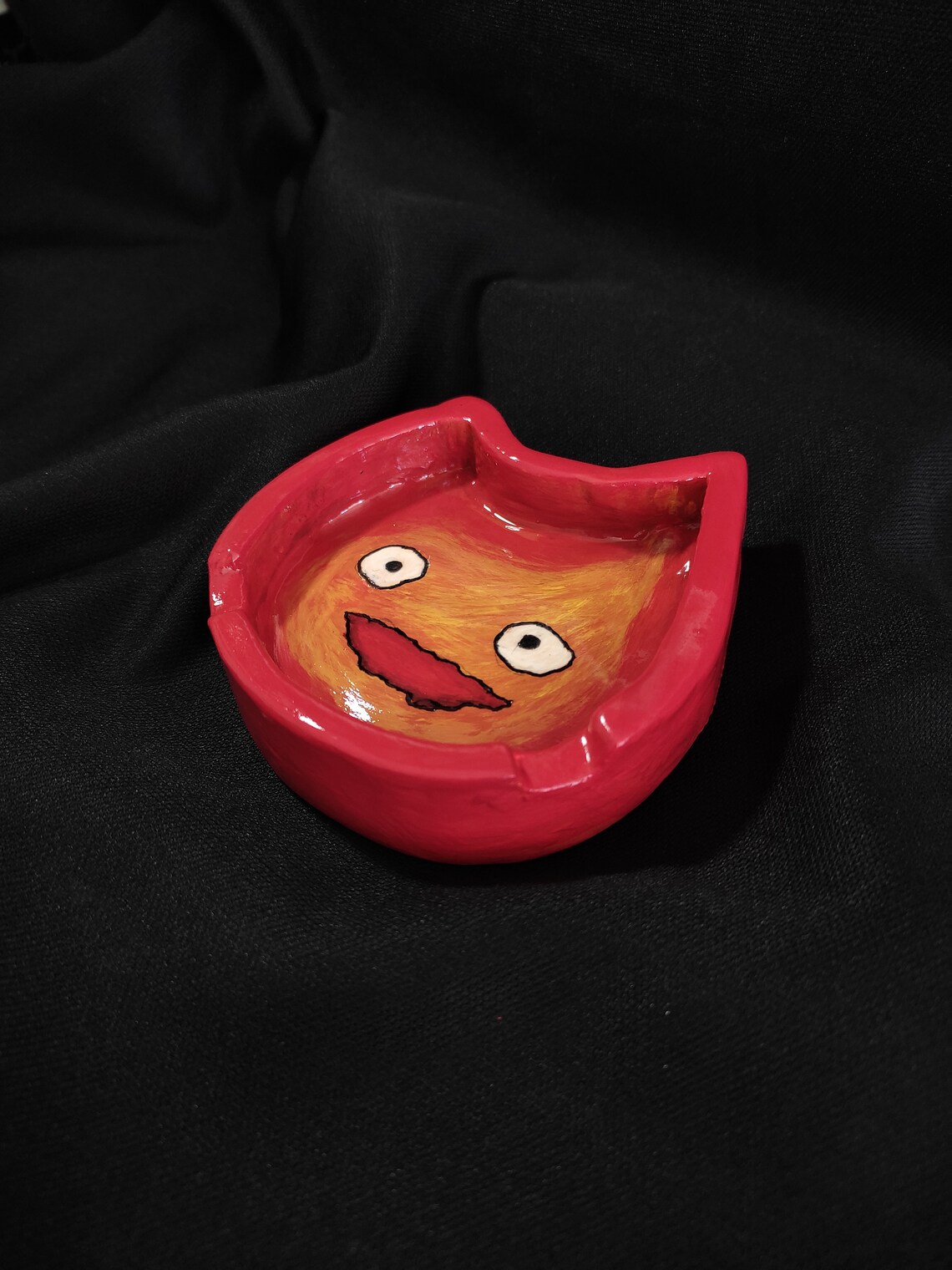 Fire Demon Calcifer Ashtray Anime Ashtray Unique Gifts Cute Etsy