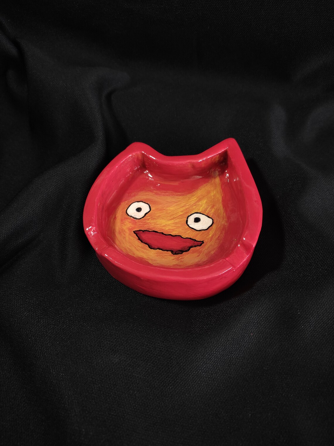 Fire Demon Calcifer Ashtray Anime Ashtray Unique Gifts Cute Etsy