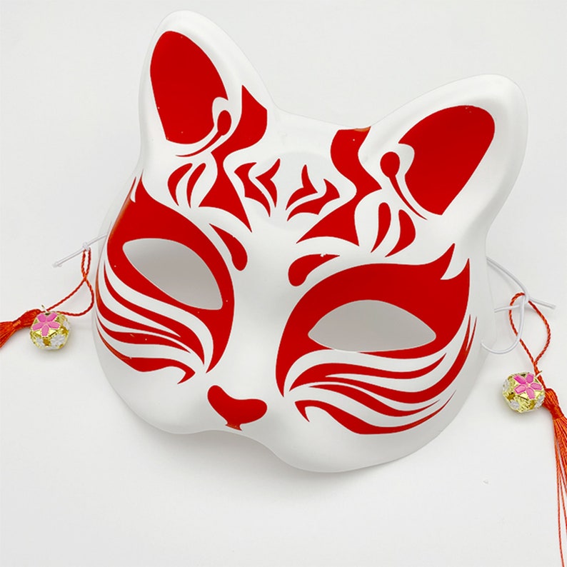 Handpainted Mask.fox Mask Fox Mask Role Play Fox Mask Etsy