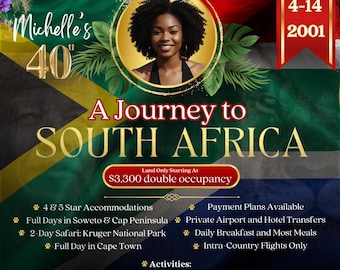 South African Group Trip Flyer