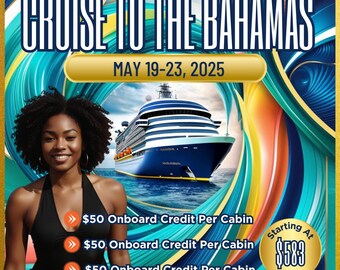 All Aboard: Colorful Cruise Flyer Template
