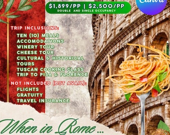 Bella Italia: Italy Travel Flyer Template