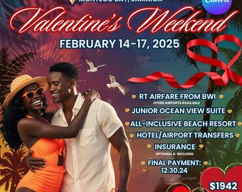 Love in the Air: Valentine's Trip Flyer Template