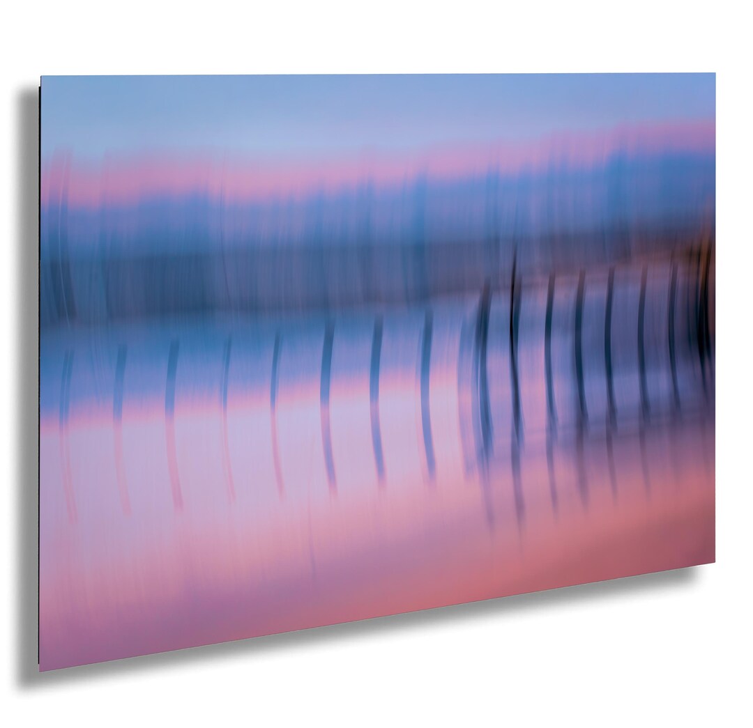Abstract North Sea Coastal Art Print: Aberdeen Bay Groynes, Scotland - Etsy