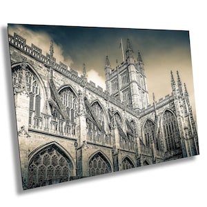 Bath Abbey Photograph, Stunning Architectural Art, Gothic Cathedral Wall Art, Bath Landmark Print, Historical Building Photo. Home Decor.