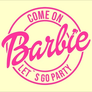 Let Go Barbie Logo Etsy Singapore