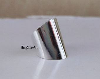 Band Ring, 925 Silver Ring, Wide Hammered Ring, Sterling Silver Ring, Band Unisex Ring, Statement Ring, band ring, silver ring,gift item