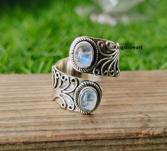 Authentic moonstone ring deals